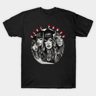 Girl power 4 strong female graduates T-Shirt